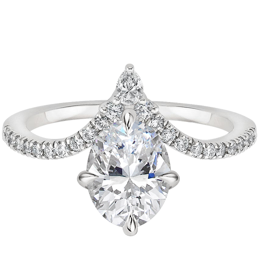 Nouveau Diamond Engagement Ring