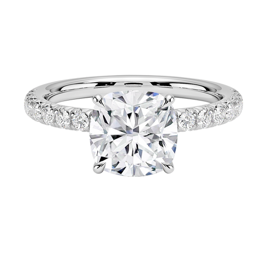 June Diamond Engagement Ring