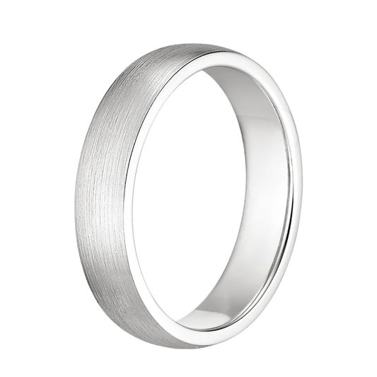 Adriel Matte Comfort Fit Wedding Ring