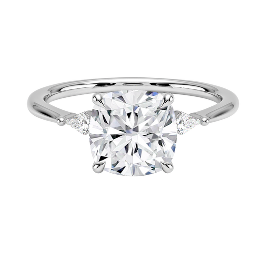 Astrid Three Stone Diamond Engagement Ring