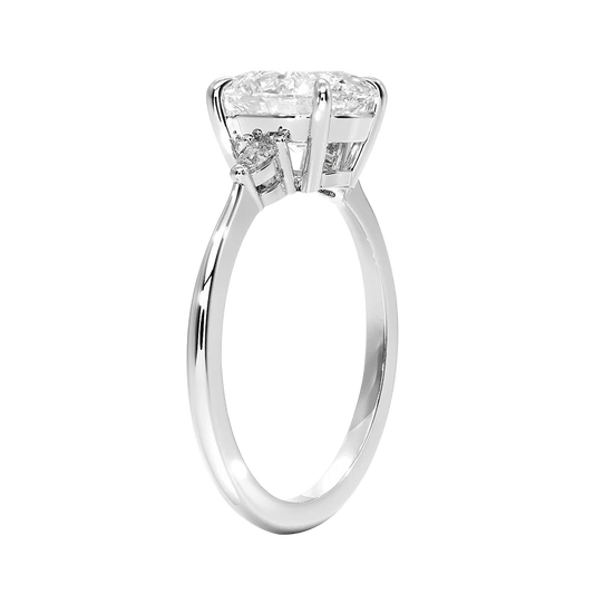 Aria Three Stone Diamond Engagement Ring