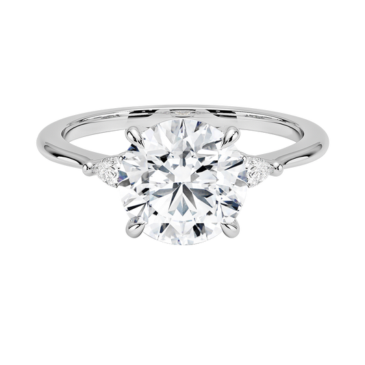 Aria Three Stone Diamond Engagement Ring