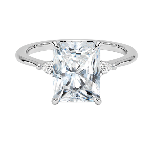 Astraea Three Stone Diamond Engagement Ring