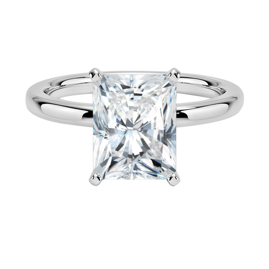 Comfort Fit Solitaire Diamond Engagement Ring