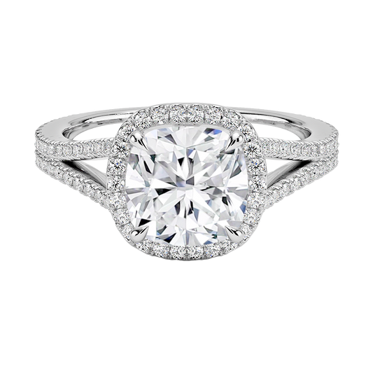 Dalia Halo Diamond Engagement Ring