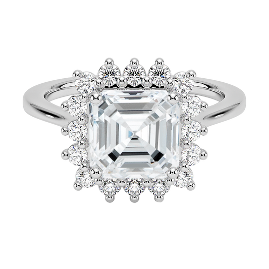 Elanor Halo Diamond Engagement Ring