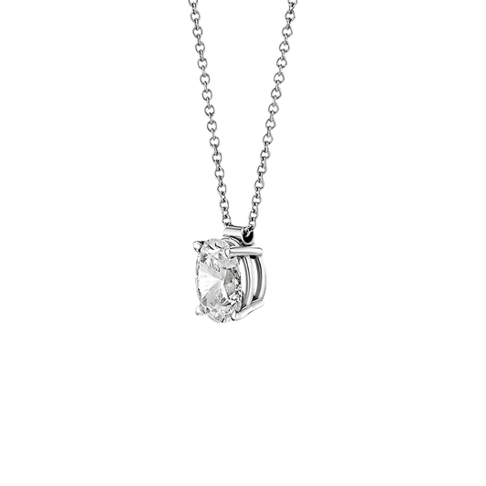 Lavone Floating Solitaire Pendant