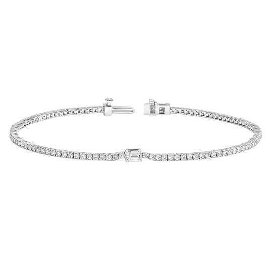 Cielo Cassandra Diamond Tennis Bracelet