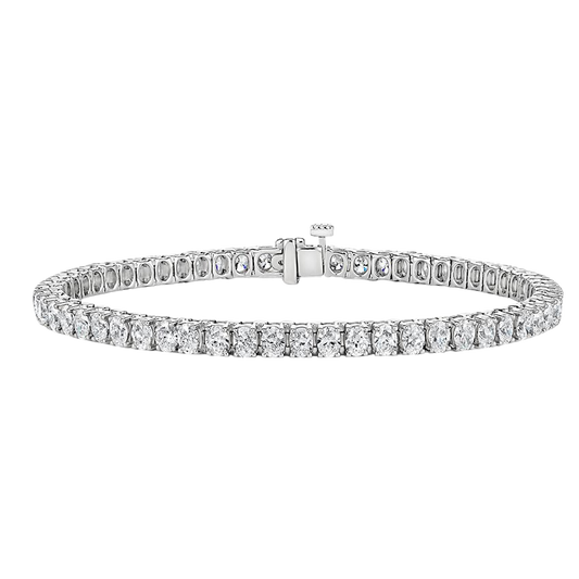 Denese Oval Diamond Tennis Bracelet