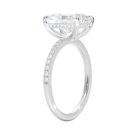 Fancy Perfect Fit Diamond Engagement Ring