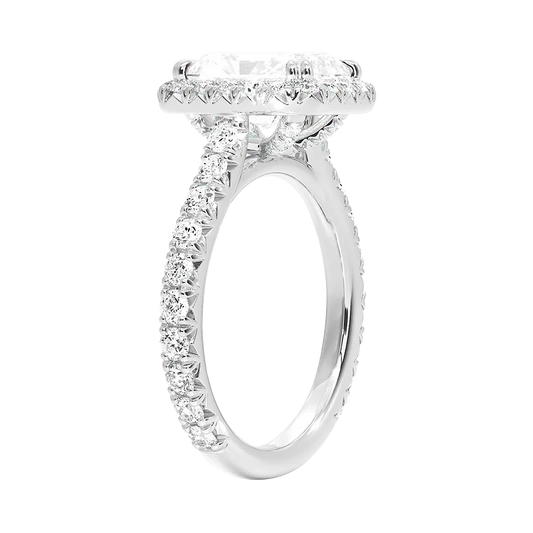 Luxe Tiana Halo Diamond Engagement Ring