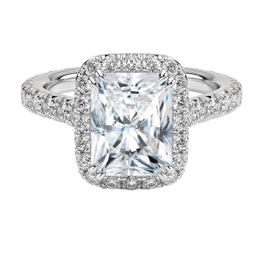 Luxe Tiana Halo Diamond Engagement Ring