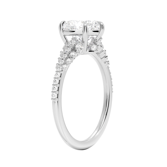 Miciah Tapered Diamond Engagement Ring