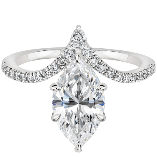 Nouveau Diamond Engagement Ring