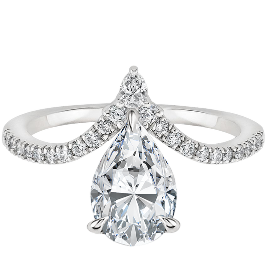 Nouveau Diamond Engagement Ring