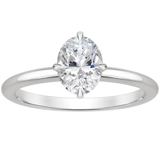 North Star Solitaire Diamond Engagement Ring