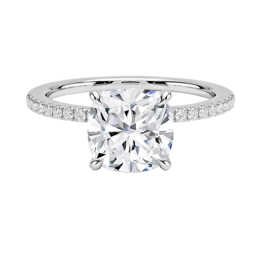 Petite Dahlia Diamond Engagement Ring