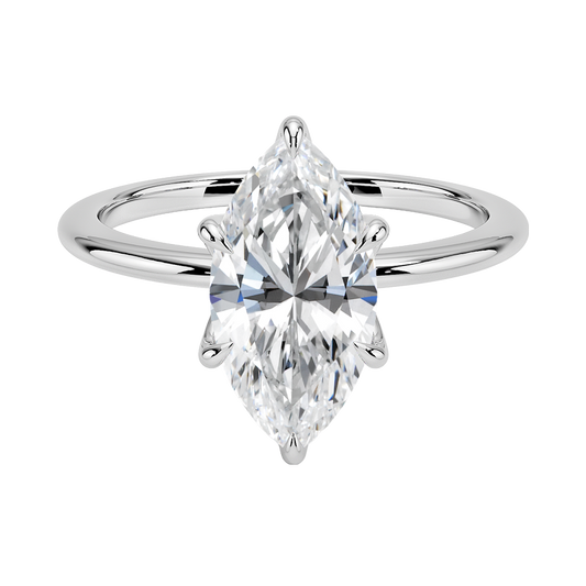 Petite Esme Solitaire Diamond Engagement Ring