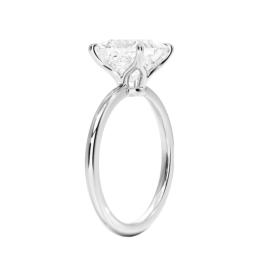 Petite Elodie Solitaire Diamond Engagement Ring