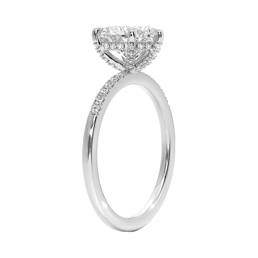 Petite Viviana Diamond Engagement Ring