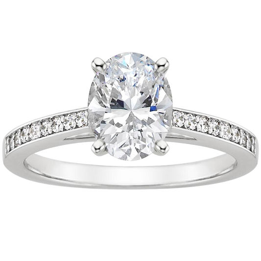 Starlight Channel Set Diamond Engagement Ring