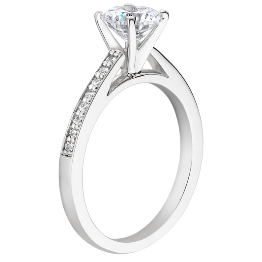 Starlight Channel Set Diamond Engagement Ring