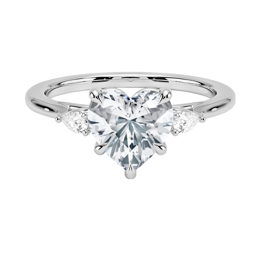 Viola Perfect Fit Three Stone Diamond Engagement Ring